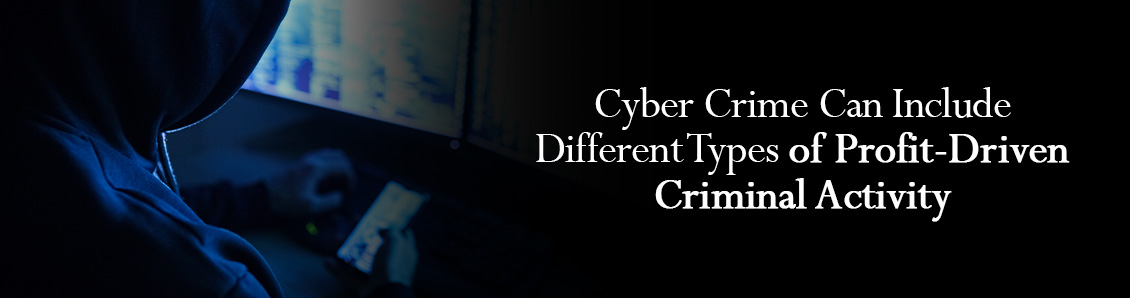 Person Committing Cyber Crime with Different Digital Devices