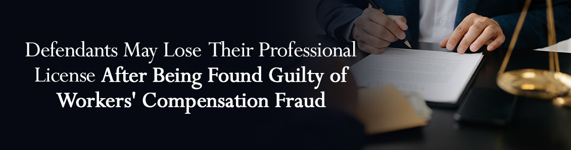 Criminal Defense Lawyer Looking Over Documents in Case of Workers' Compensation Fraud